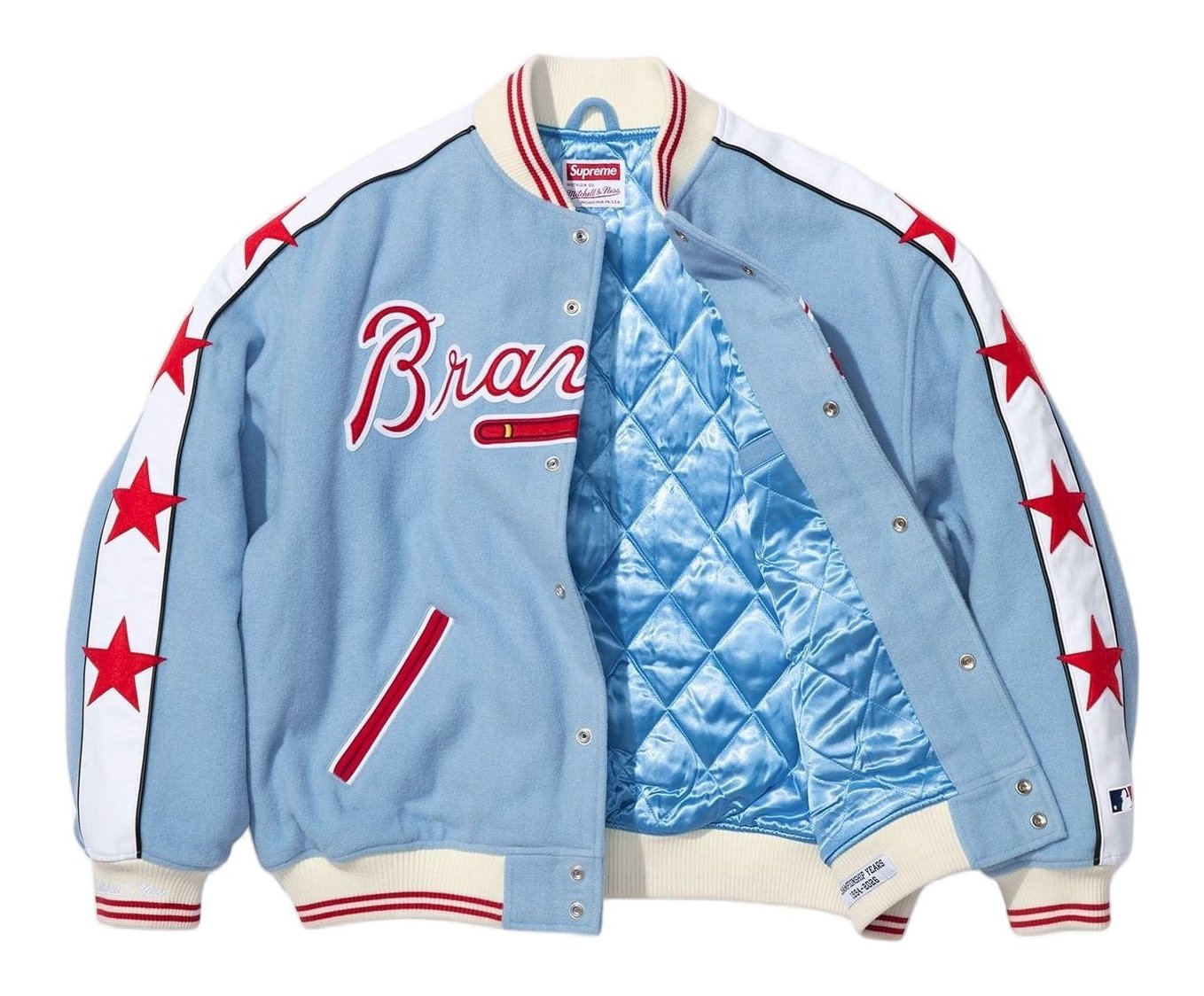Supreme®/Mitchell & Ness® Teams Varsity Jacket view 6